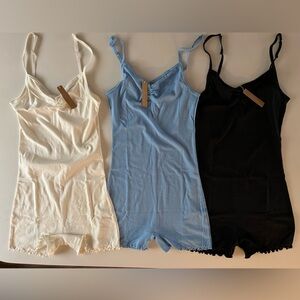 SKIMS Pointelle Logo Onesie 3 Pack